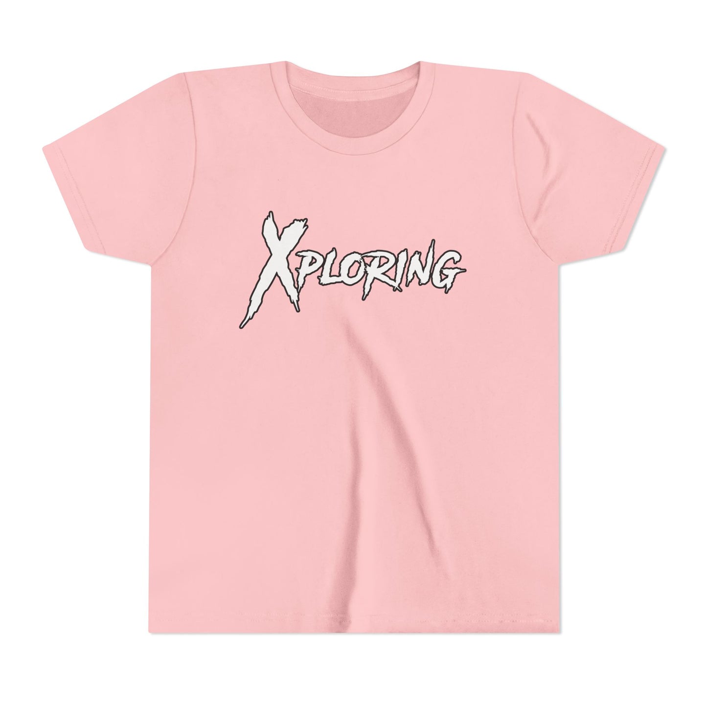 Xploring Youth Short Sleeve Tee, Adventure Shirt, Kids' Travel Tee, Outdoor Fun Shirt, Birthday Gift for Boys, Exploration Apparel