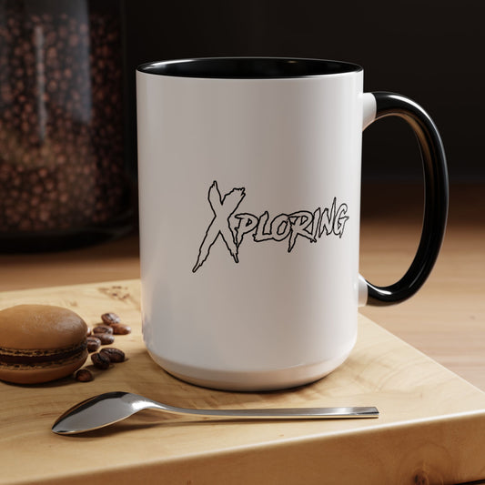 Stylish Accent Coffee Mug for Cozy Mornings, Black Handle Mug, Perfect for Gifts, Kitchen Decor, Home Office Essentials