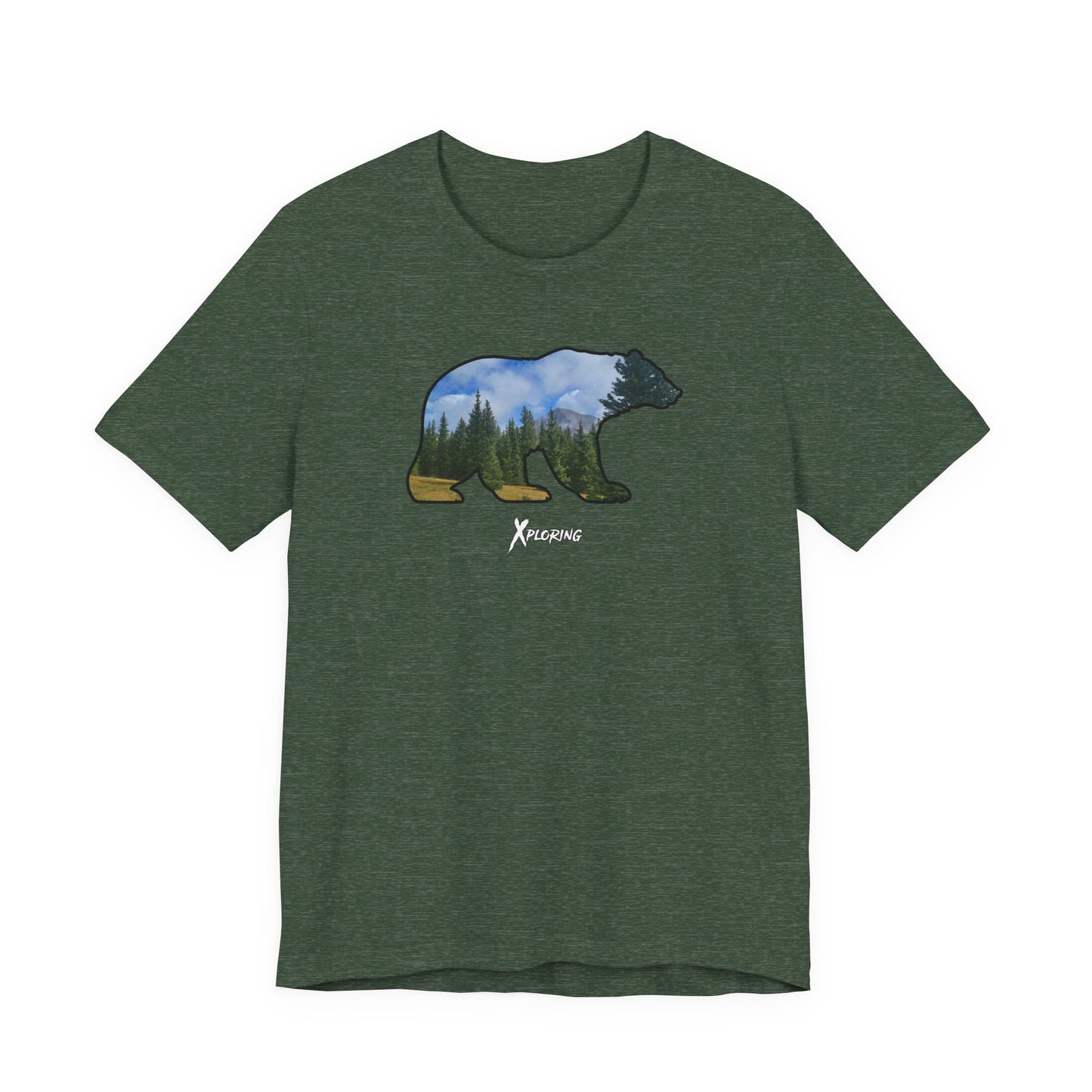 Xploring Bear Tee - Unisex Jersey Short Sleeve Shirt, Outdoor Lover Gift, Wildlife Enthusiast Apparel, Eco-Friendly Fashion, [...]