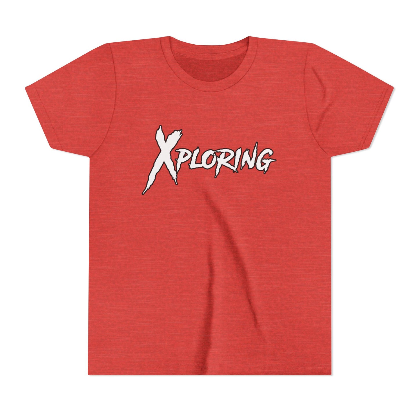 Xploring Youth Short Sleeve Tee, Adventure Shirt, Kids' Travel Tee, Outdoor Fun Shirt, Birthday Gift for Boys, Exploration Apparel