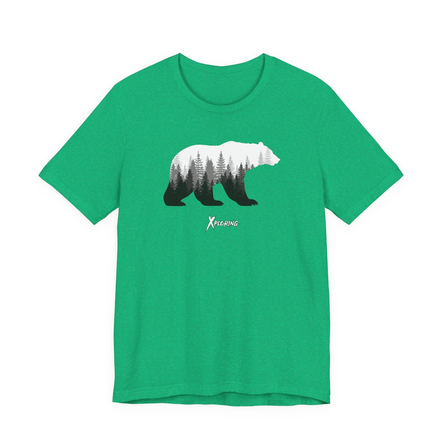 Xploring Wildlife Adventure Bear Tee | Unisex Casual T-Shirt for Nature Lovers, Outdoor Enthusiasts, Gift for Hikers & Campers