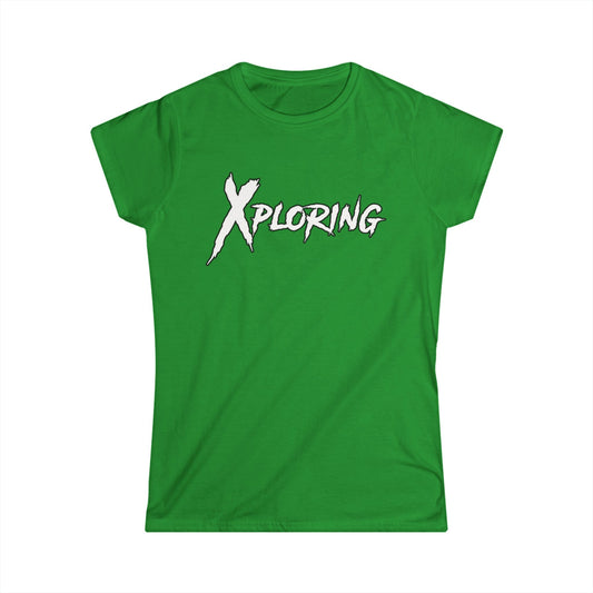 Women's Xploring Tee - Casual Style Shirt for Adventurers & Travel Lovers, Perfect for Outdoor Activities, Gifts, and Holidays