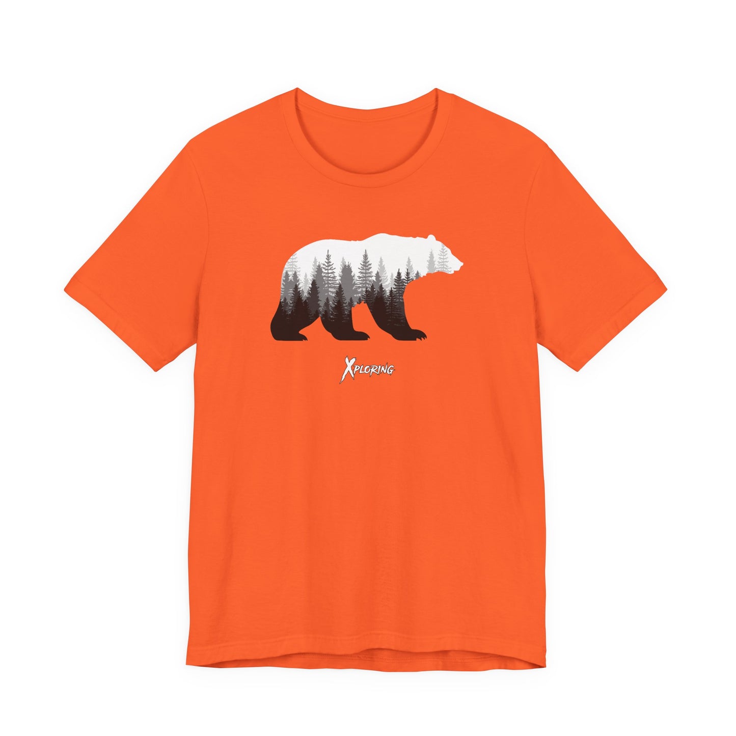 Xploring Wildlife Adventure Bear Tee | Unisex Casual T-Shirt for Nature Lovers, Outdoor Enthusiasts, Gift for Hikers & Campers