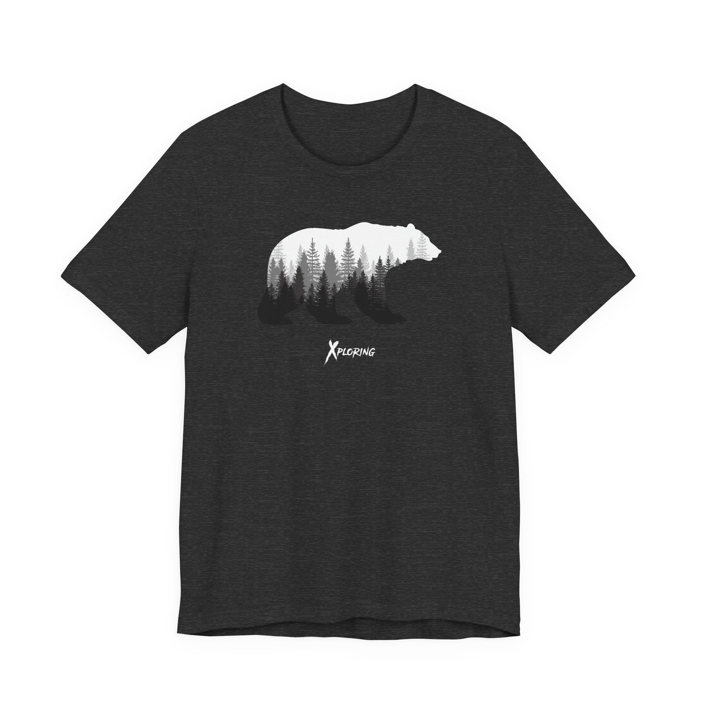 Xploring Wildlife Adventure Bear Tee | Unisex Casual T-Shirt for Nature Lovers, Outdoor Enthusiasts, Gift for Hikers & Campers
