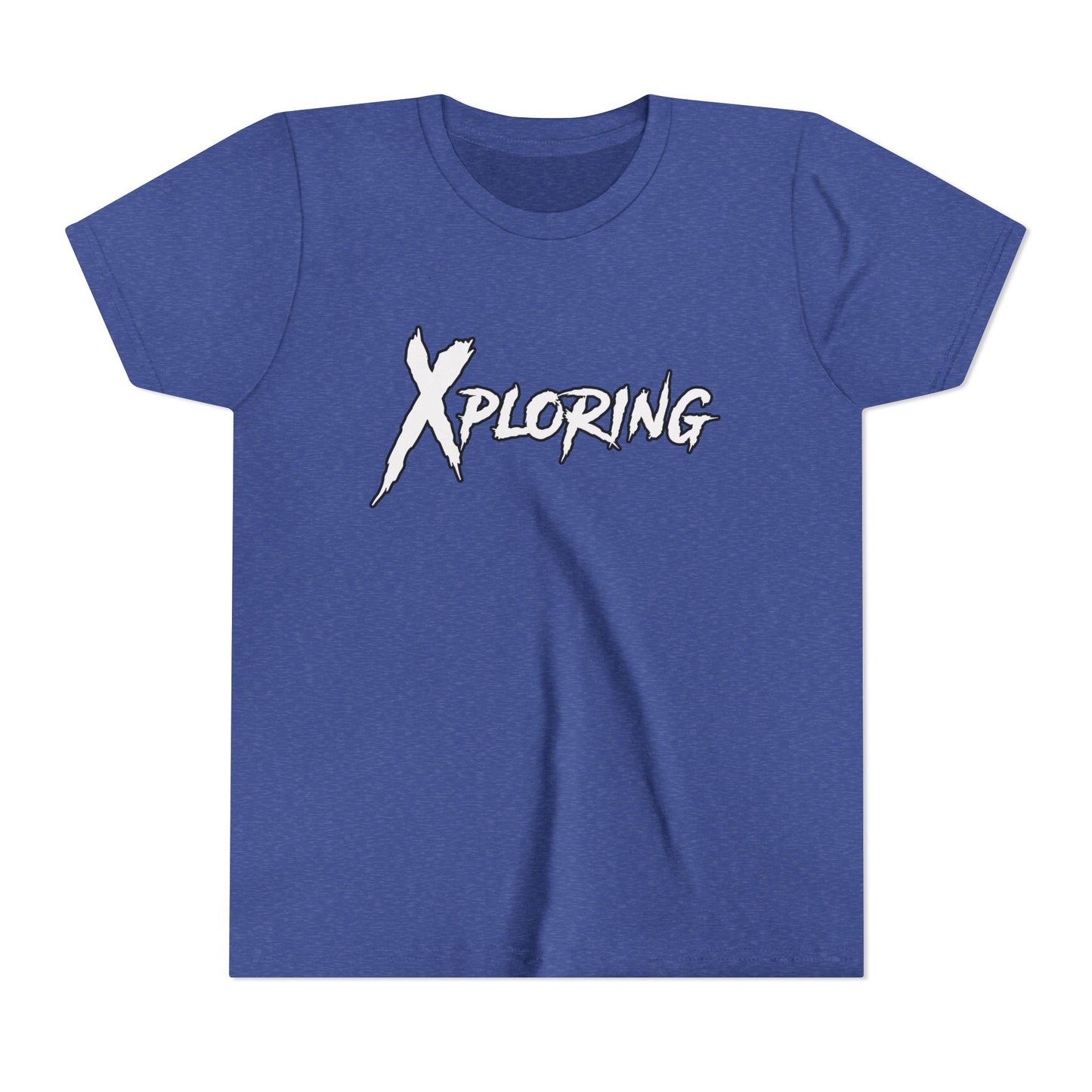 Xploring Youth Short Sleeve Tee, Adventure Shirt, Kids' Travel Tee, Outdoor Fun Shirt, Birthday Gift for Boys, Exploration Apparel