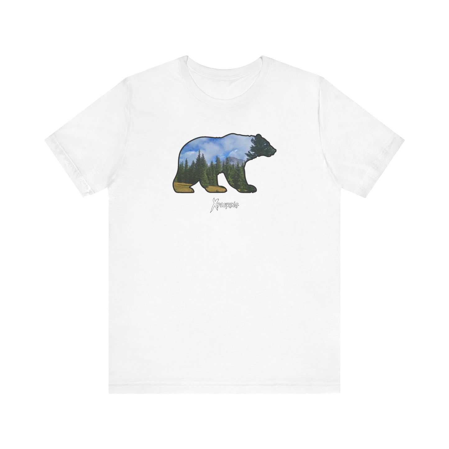 Xploring Bear Tee - Unisex Jersey Short Sleeve Shirt, Outdoor Lover Gift, Wildlife Enthusiast Apparel, Eco-Friendly Fashion, [...]