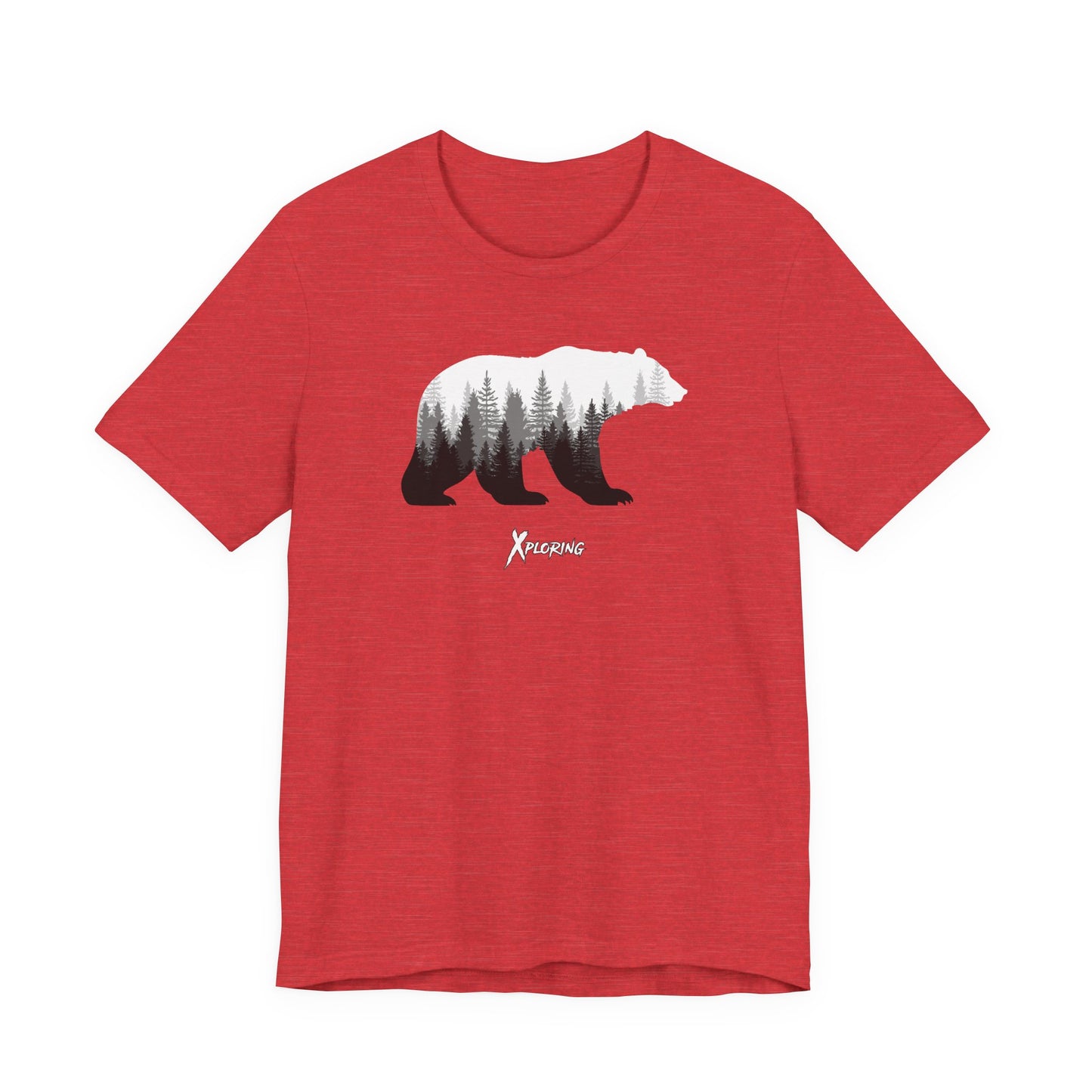 Xploring Wildlife Adventure Bear Tee | Unisex Casual T-Shirt for Nature Lovers, Outdoor Enthusiasts, Gift for Hikers & Campers