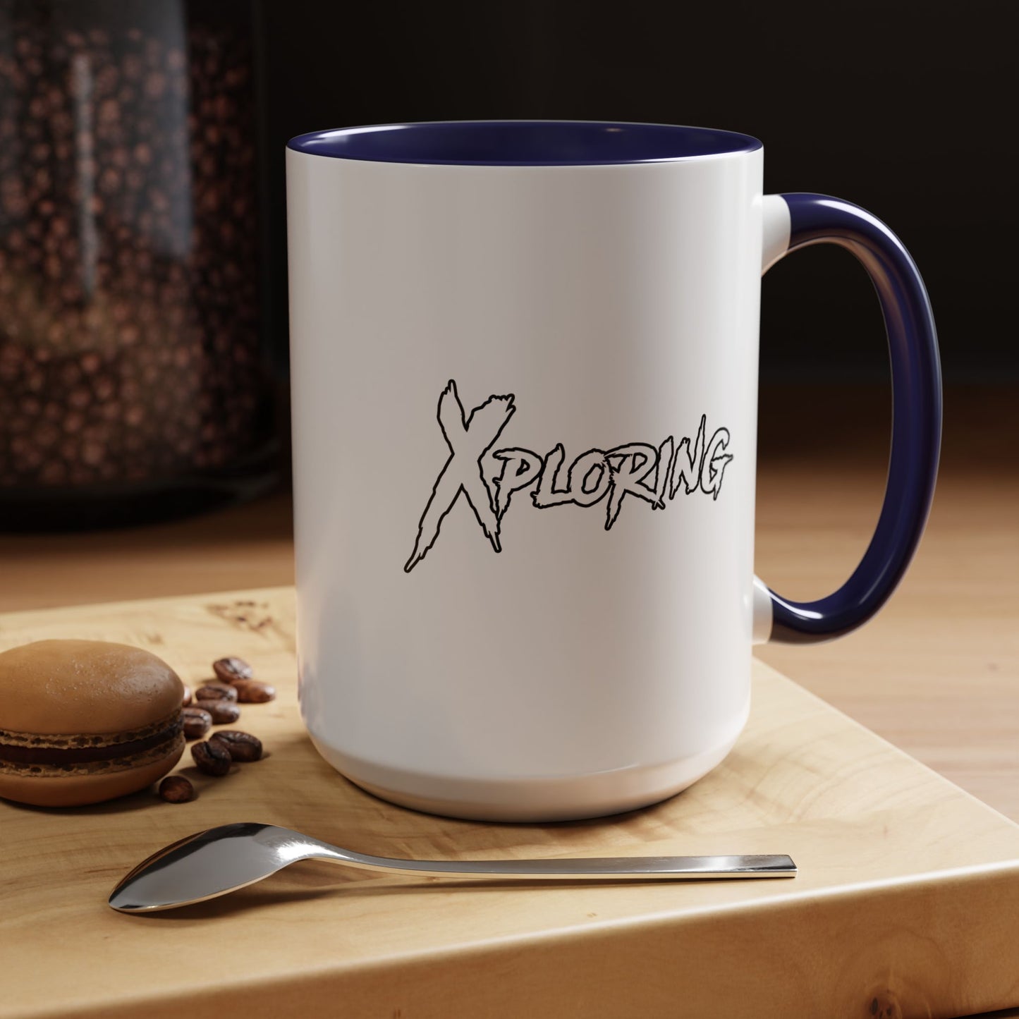 Stylish Accent Coffee Mug for Cozy Mornings, Black Handle Mug, Perfect for Gifts, Kitchen Decor, Home Office Essentials
