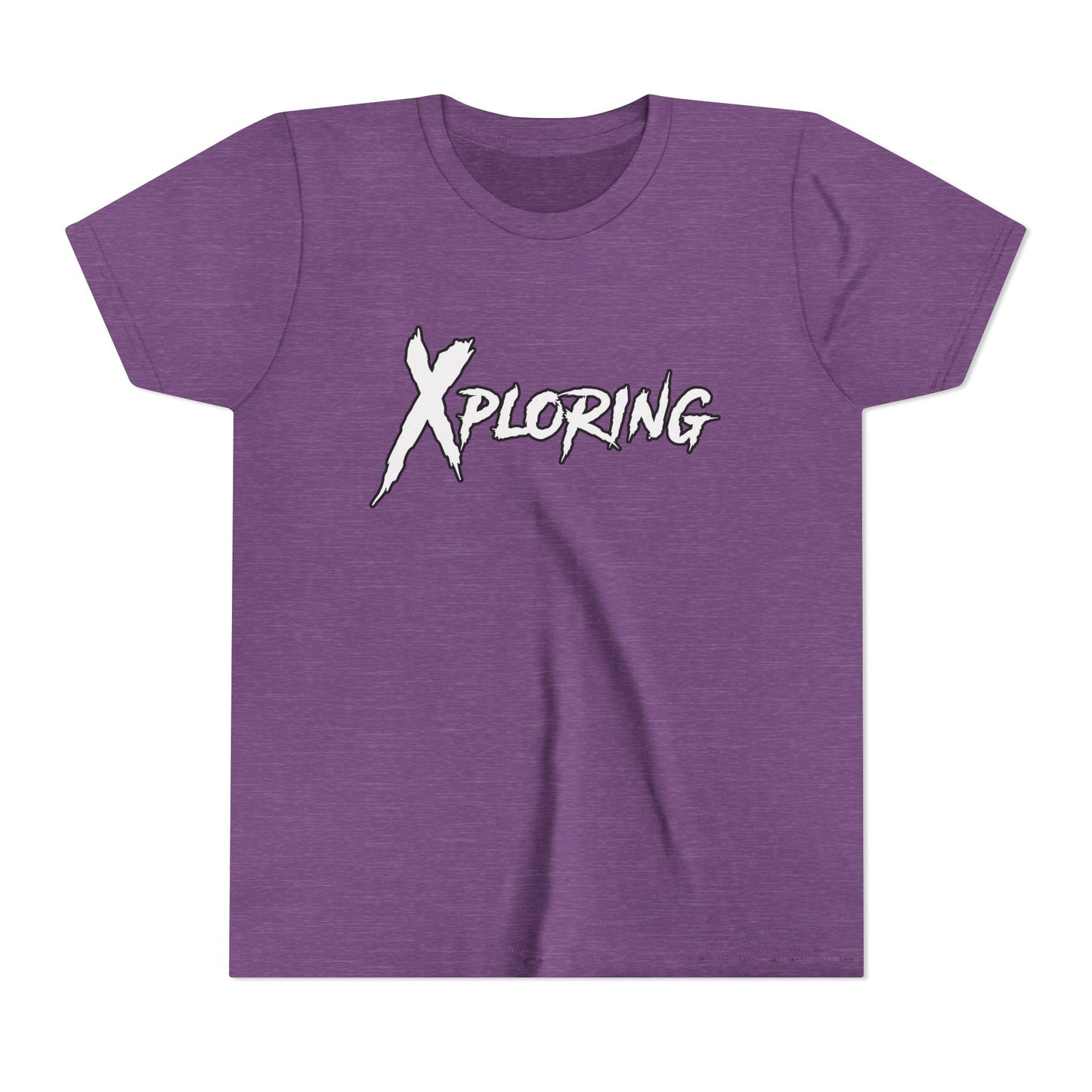 Xploring Youth Short Sleeve Tee, Adventure Shirt, Kids' Travel Tee, Outdoor Fun Shirt, Birthday Gift for Boys, Exploration Apparel