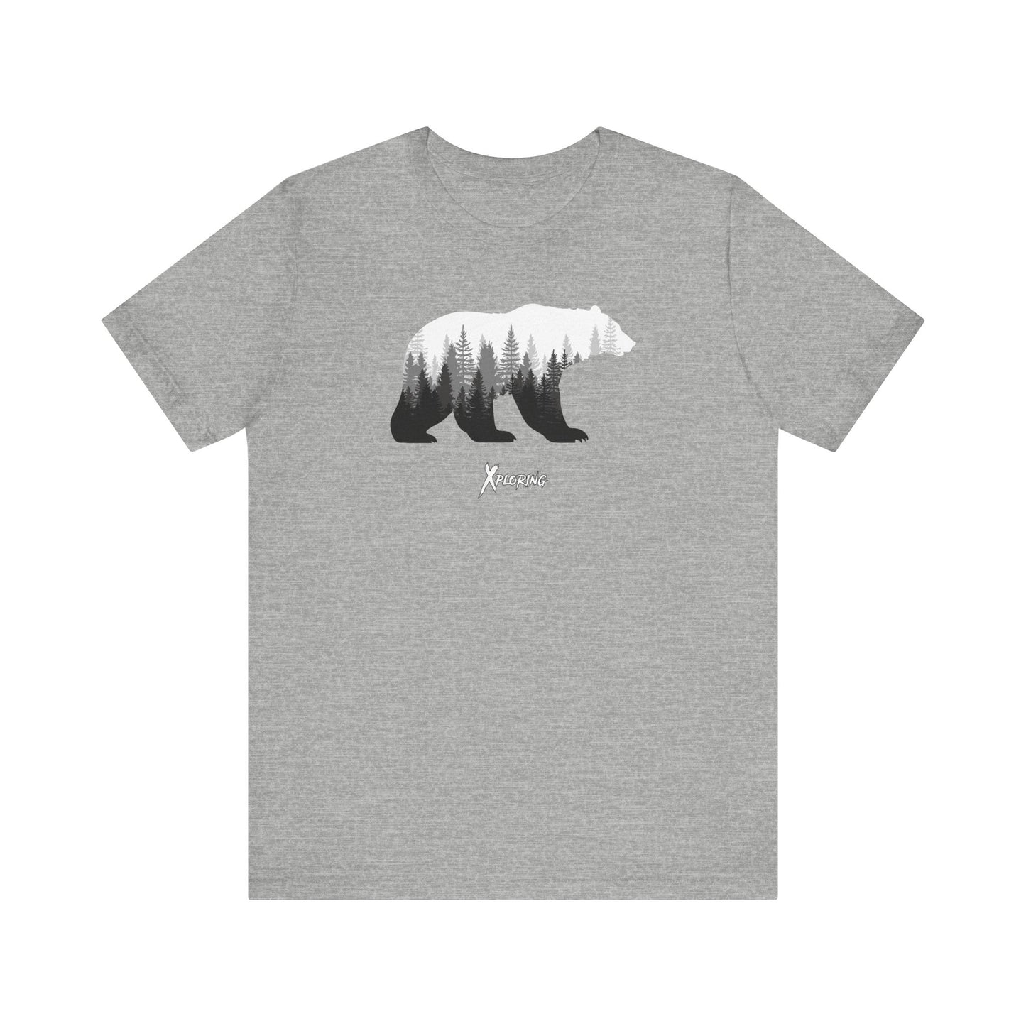 Xploring Wildlife Adventure Bear Tee | Unisex Casual T-Shirt for Nature Lovers, Outdoor Enthusiasts, Gift for Hikers & Campers
