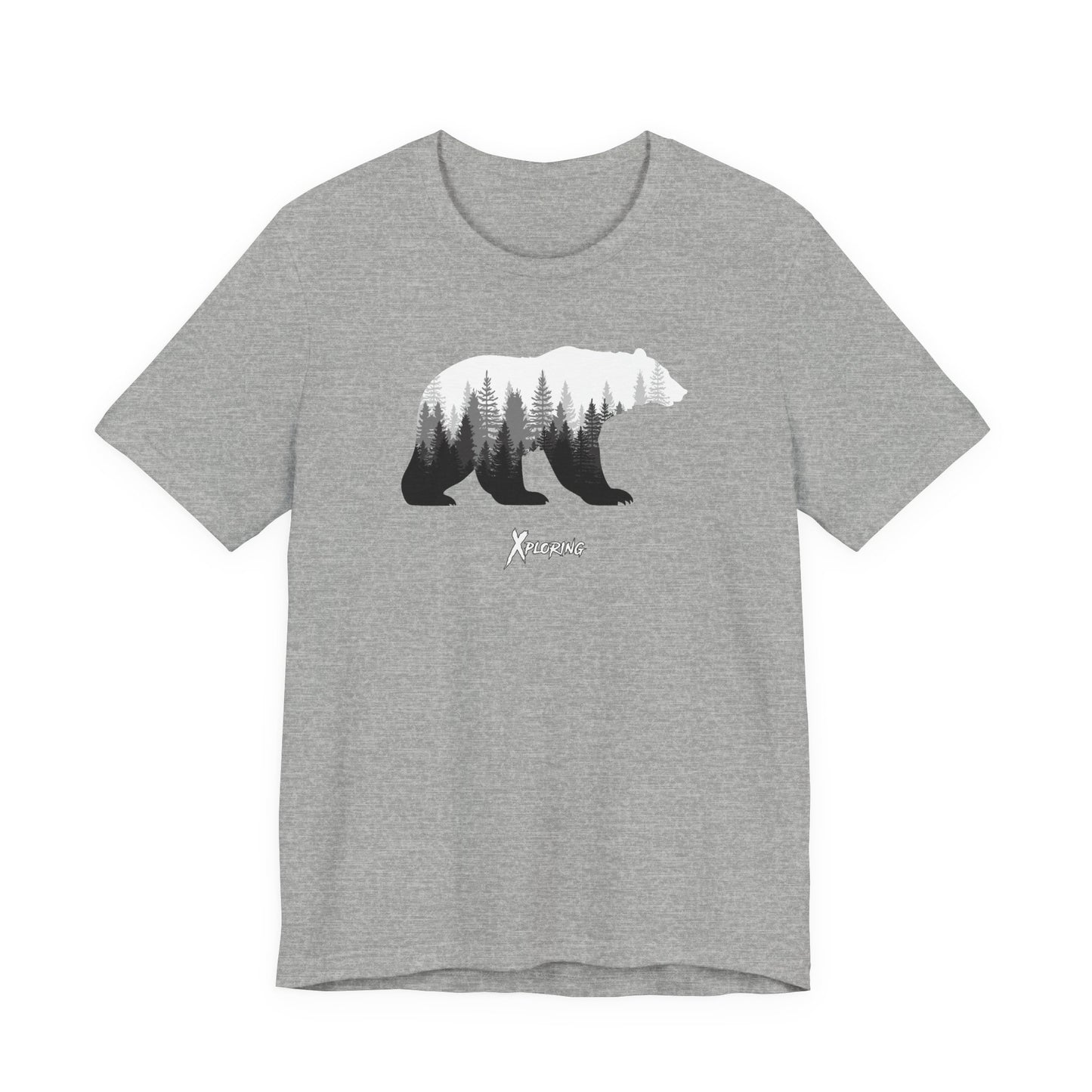 Xploring Wildlife Adventure Bear Tee | Unisex Casual T-Shirt for Nature Lovers, Outdoor Enthusiasts, Gift for Hikers & Campers