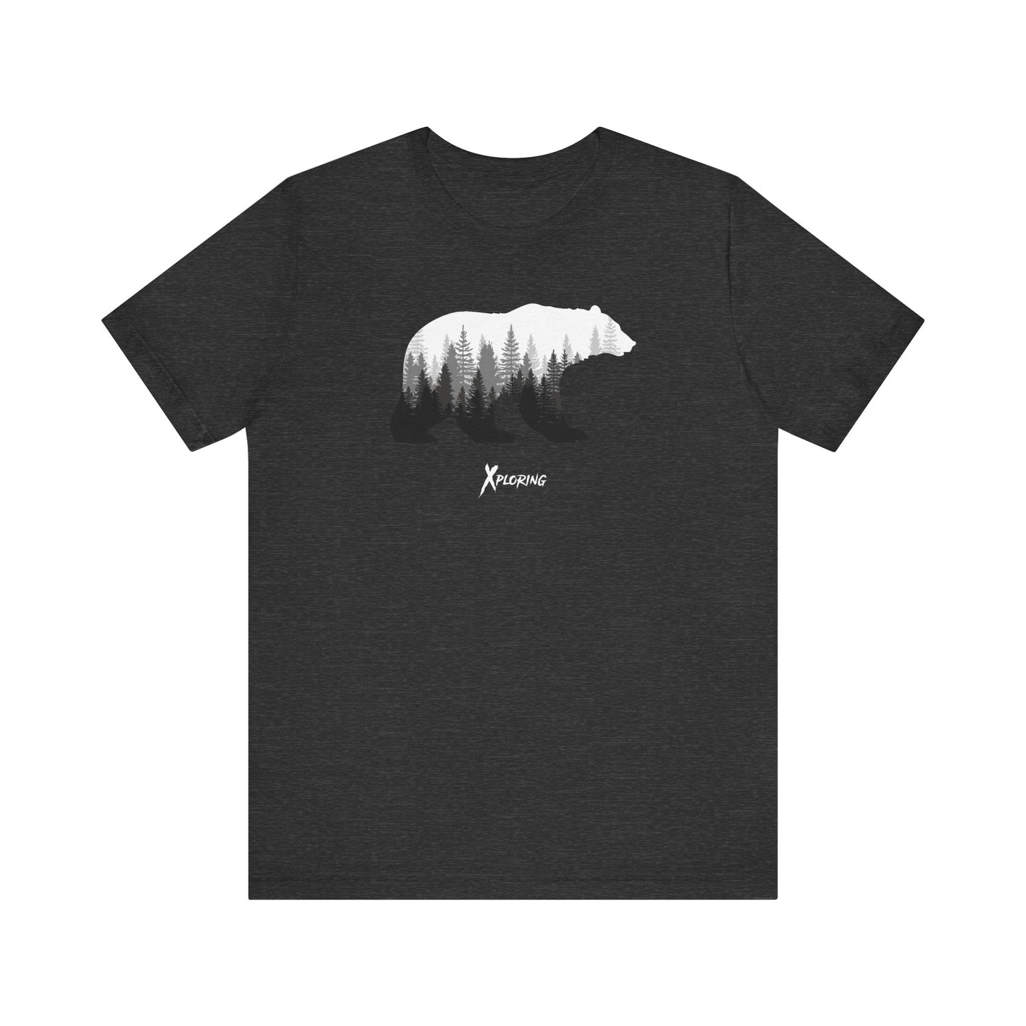 Xploring Wildlife Adventure Bear Tee | Unisex Casual T-Shirt for Nature Lovers, Outdoor Enthusiasts, Gift for Hikers & Campers