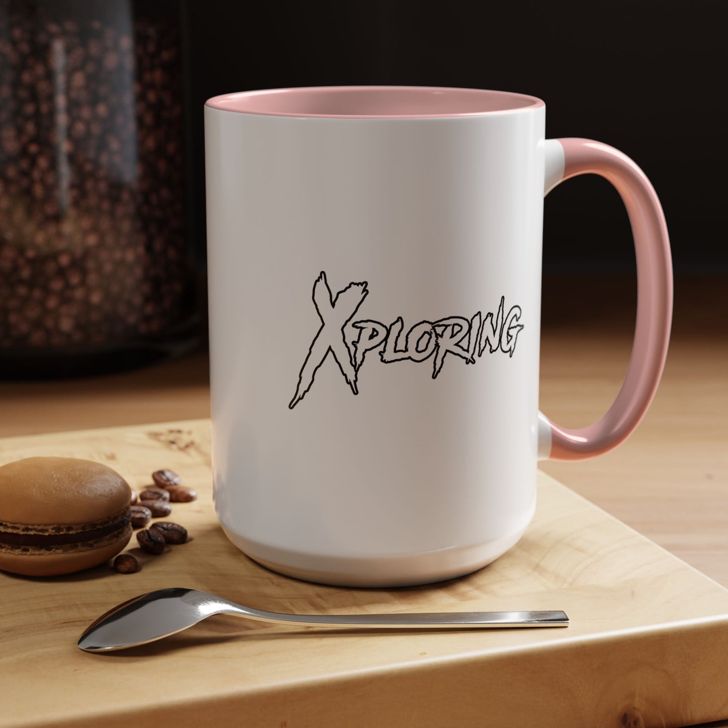 Stylish Accent Coffee Mug for Cozy Mornings, Black Handle Mug, Perfect for Gifts, Kitchen Decor, Home Office Essentials