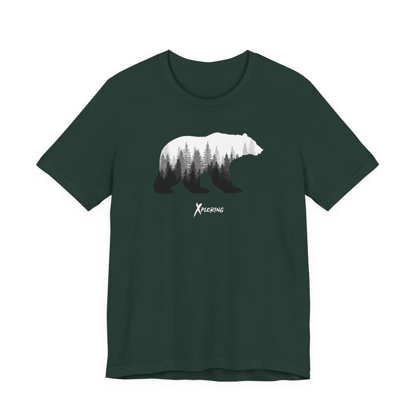 Xploring Wildlife Adventure Bear Tee | Unisex Casual T-Shirt for Nature Lovers, Outdoor Enthusiasts, Gift for Hikers & Campers